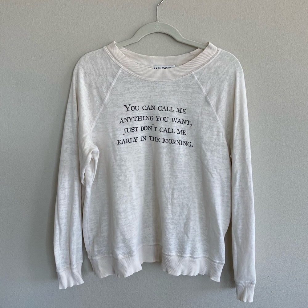 Wildfox Don’t Call Me Sweater